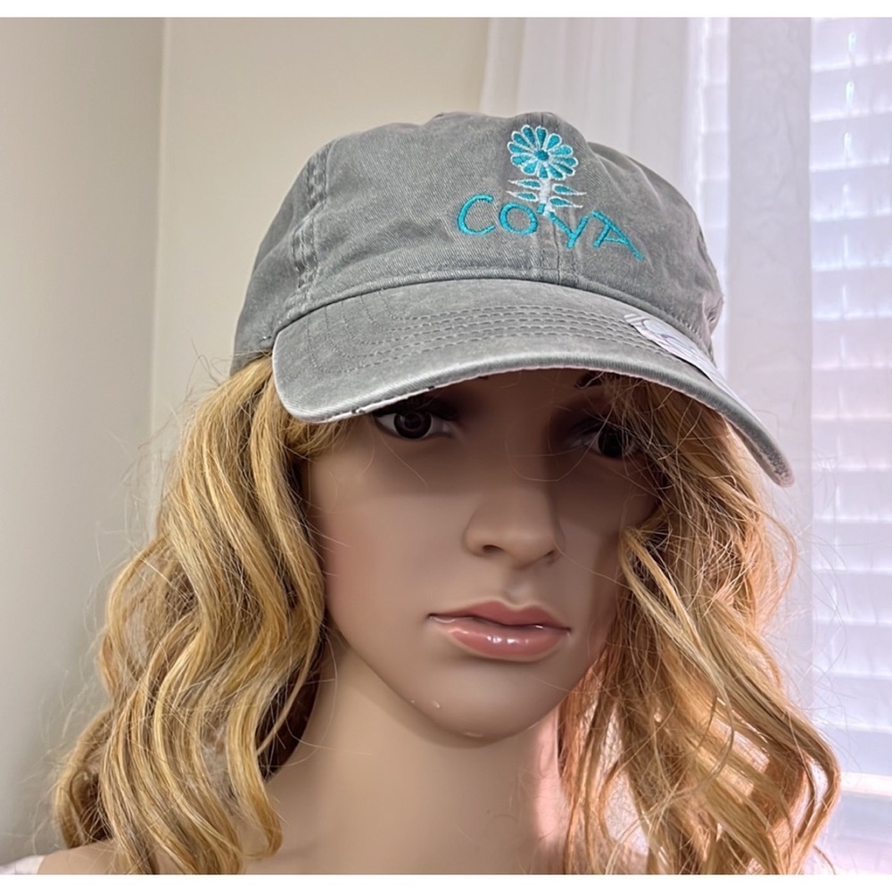 NWT Infinity Her gray ponytail baseball cap